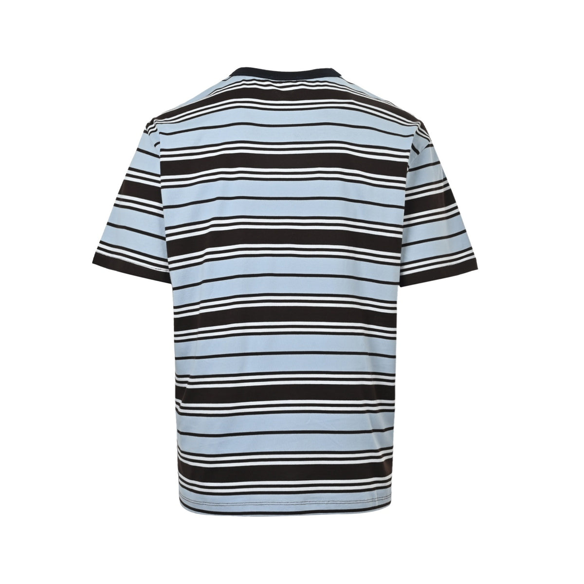 Prada blue striped pocket short sleeves