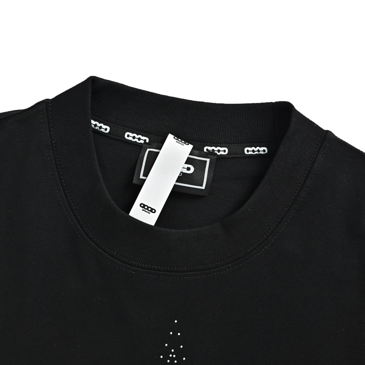 GOOD BRAND GB star silver thread slogan short sleeves
