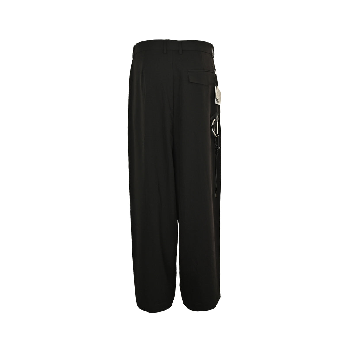 Loewe/Luo Yiwei 25Fw buckled wide-leg trousers