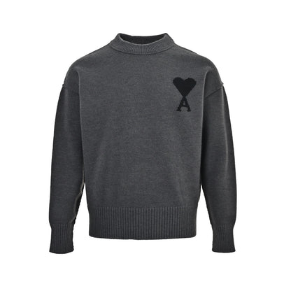 Ami Paris 25Fw love crew neck sweater