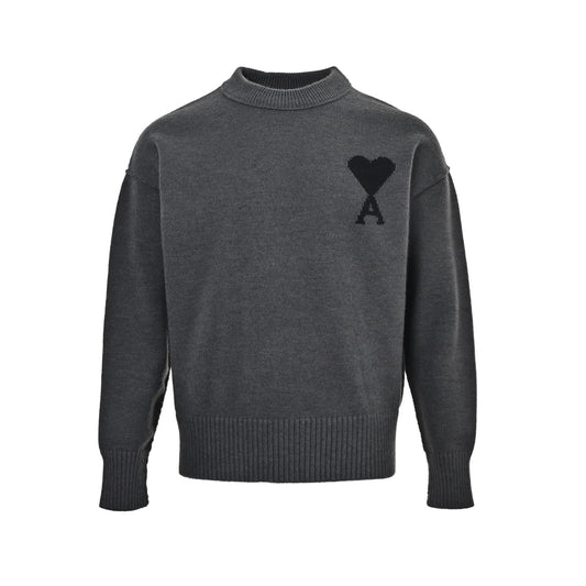 Ami Paris 25Fw love crew neck sweater