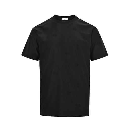 GIVENCHY 26ss all-over presbyopia jacquard short sleeves