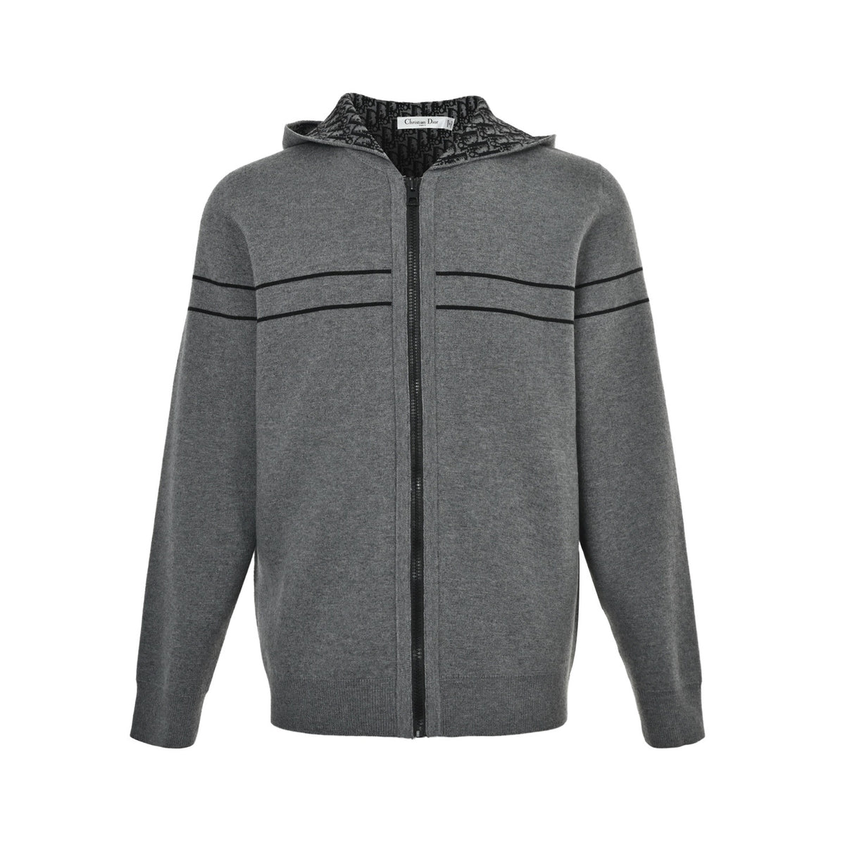 Dior presbyopia jacquard knitted cashmere reversible jacket