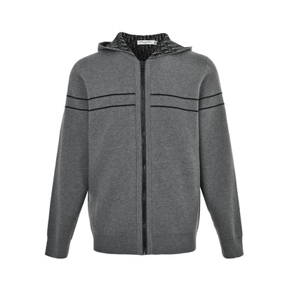 Dior presbyopia jacquard knitted cashmere reversible jacket