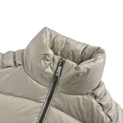 Moncler/Mask 3D quilted zipper down jacket
