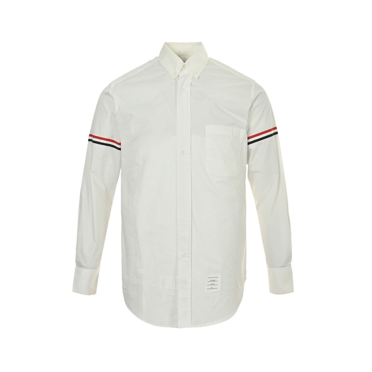 Thom Browne/Thom Brown classic double-sleeved webbing long-sleeved shirt