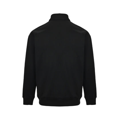 Dior 24Fw circular embroidery half-zip stand collar sweatshirt