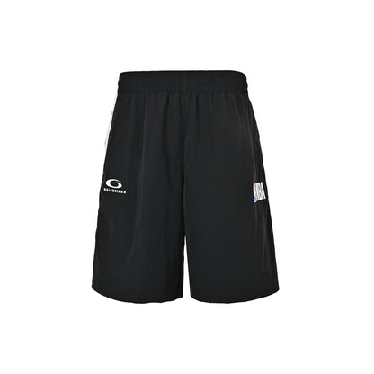 Balenciaga NBA joint ring embroidered shorts