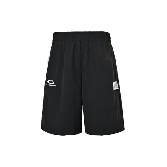 Balenciaga NBA joint ring embroidered shorts