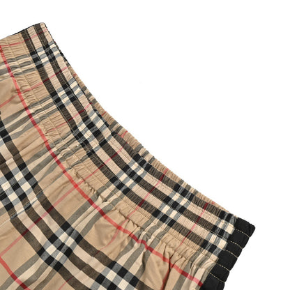 Burberry classic black webbing plaid shorts