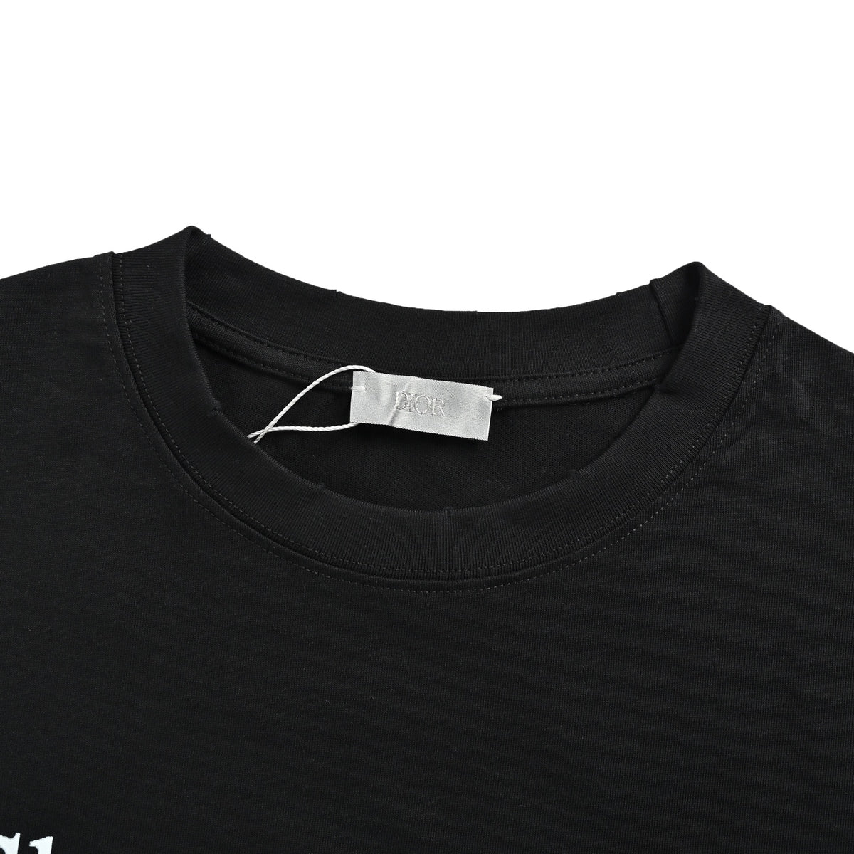 Dior mottled letter print short sleeves