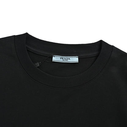 Prada short sleeves with embossed logo on the chest