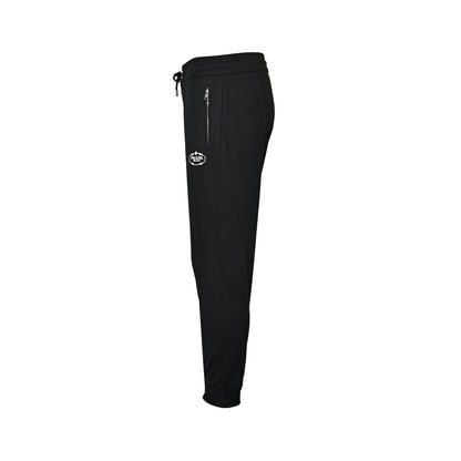 Prada circle embroidered back pocket triangle trousers