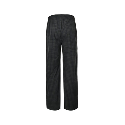 Balenciaga/Balanciaga 25Fw blue plaid Paris lettering trousers