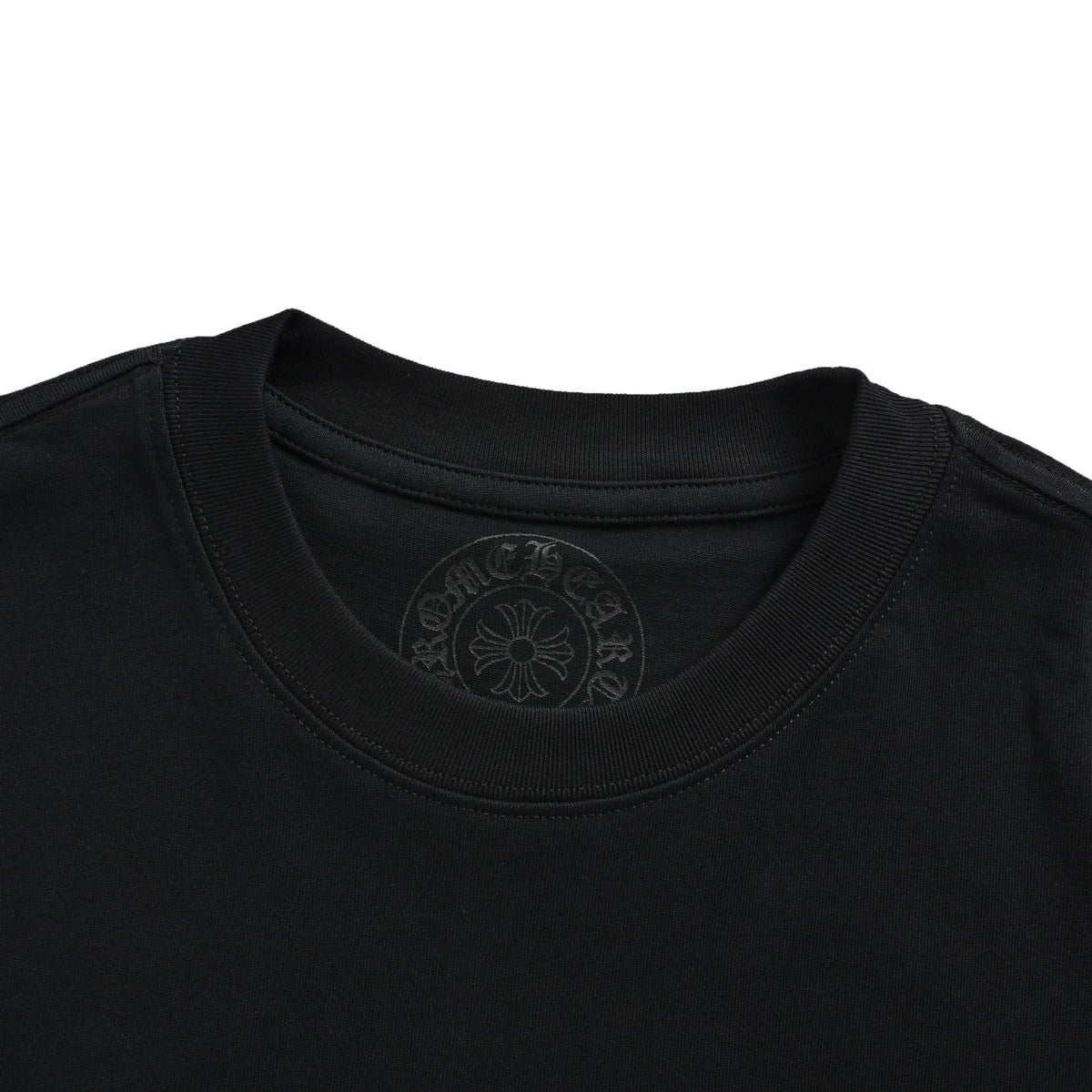 Chrome Hearts/Chrome Heart Sanskrit Cross Round Neck Short Sleeve