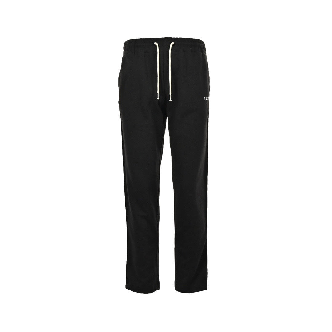 Celine 23Fw embroidered small label red edge webbing suit trousers