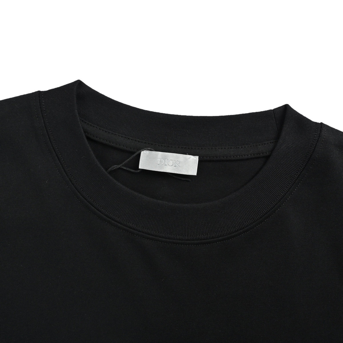 Dior 26ss badge printed letter embroidered short sleeves