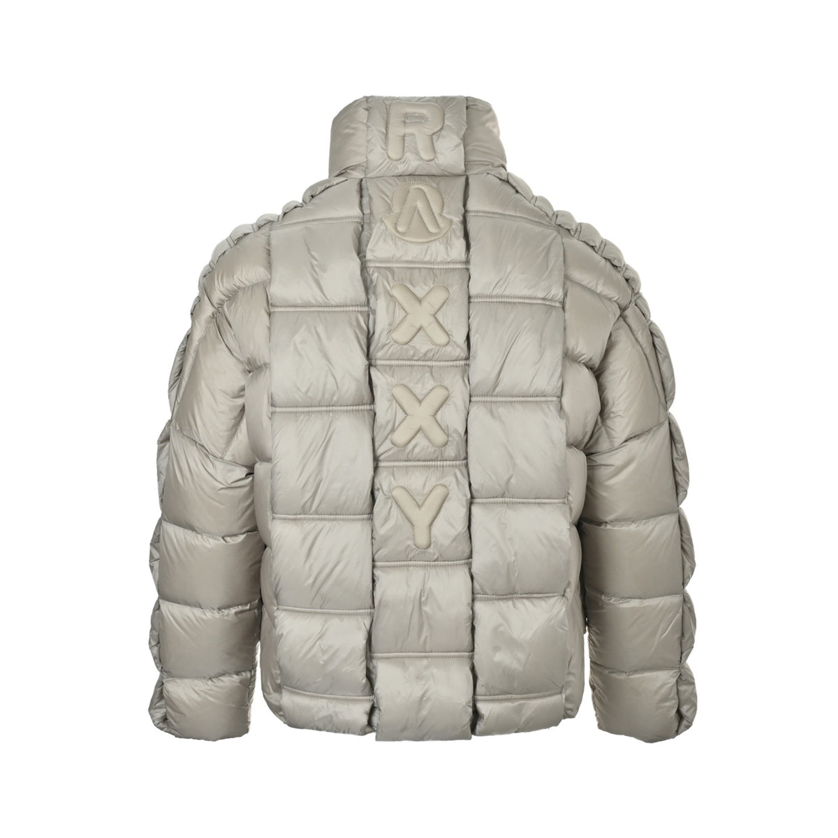 Moncler/Mask 3D quilted zipper down jacket
