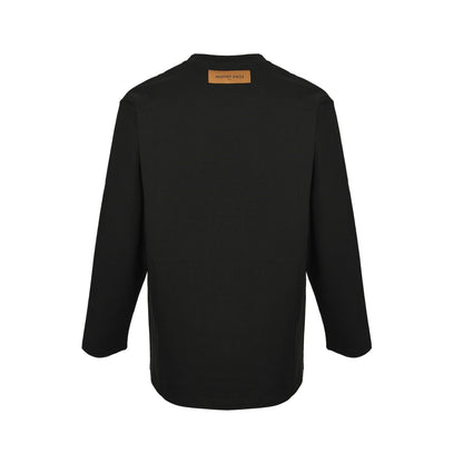 Louis Vuitton 25Fw color gradient logo toothbrush sleeve long-sleeved T-shirt