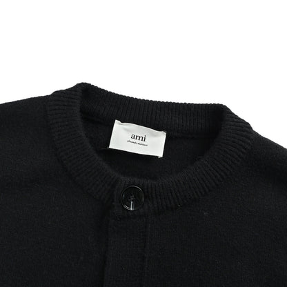 Ami love jacquard cardigan sweater