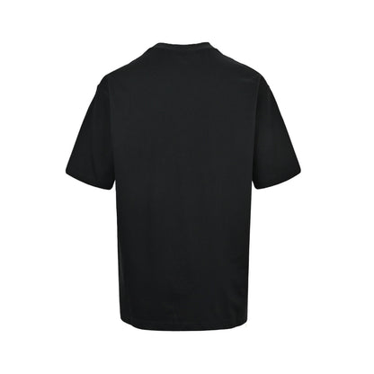 Balenciaga/Balanciaga 24ss new no logo cracked printed short sleeves