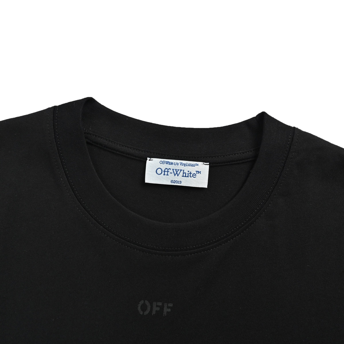 OFF WHITE CO VIRGIL 23ss overlapping vinyl arrow print short sleeves