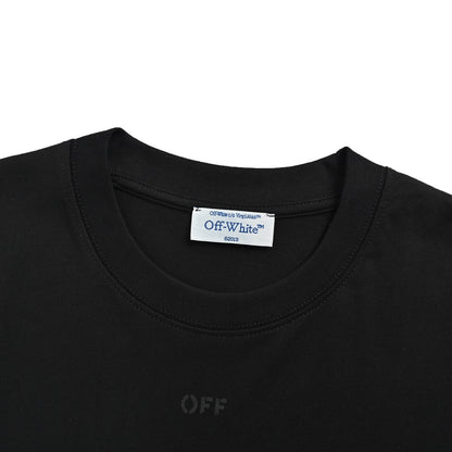 OFF WHITE CO VIRGIL 23ss overlapping vinyl arrow print short sleeves