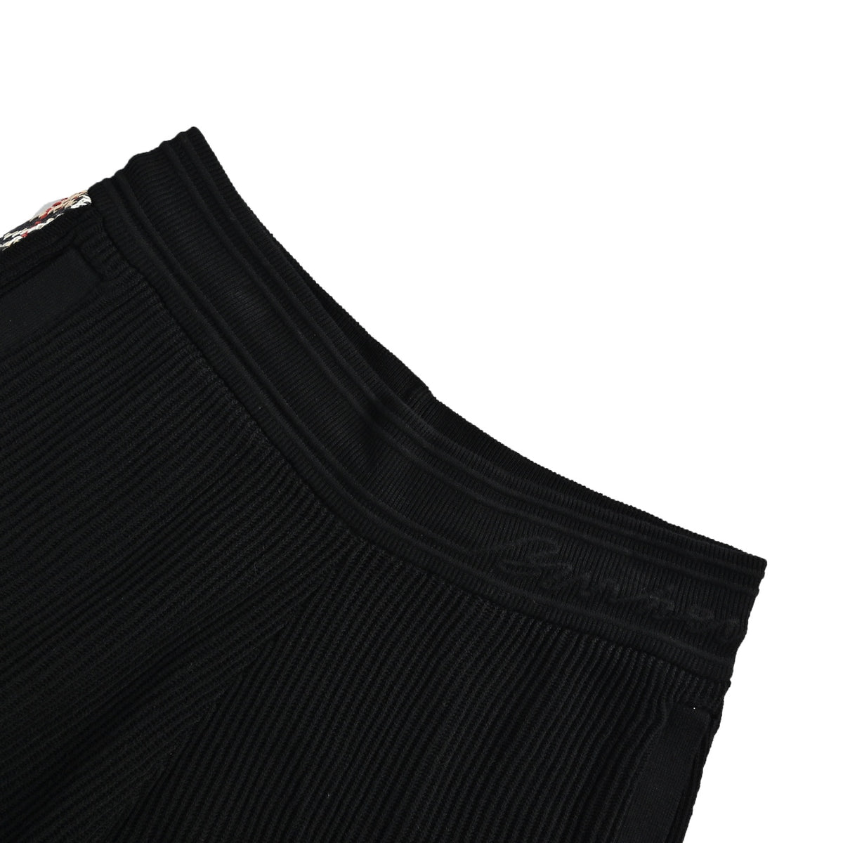 Burberry side fine plaid knitted shorts