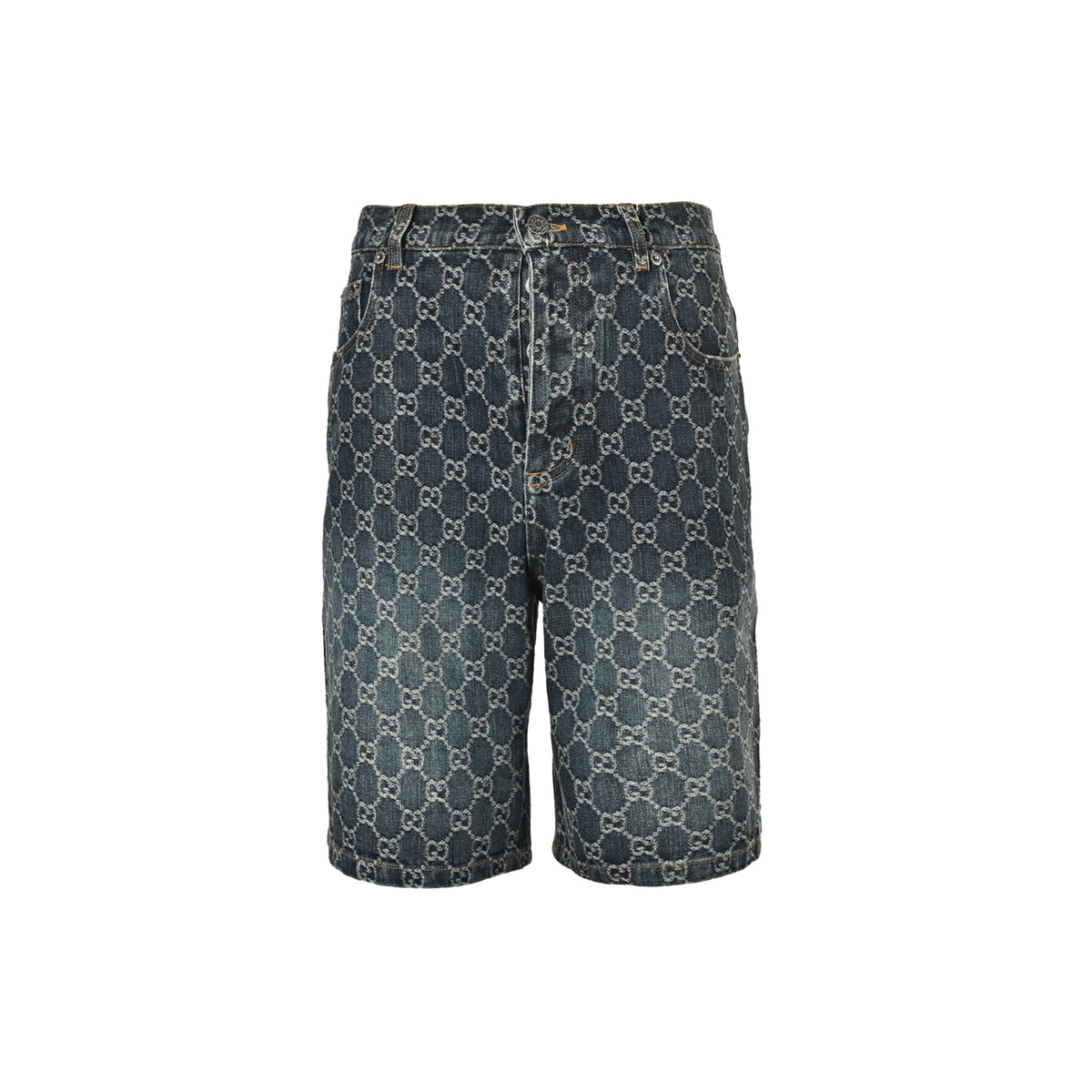 Gucci 26ss full GG jacquard suit denim shorts