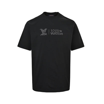 Louis Vuitton short sleeves with large tatami logo embroidery on the back