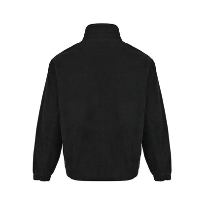 Ralph Lauren embroidered horse logo suede jacket