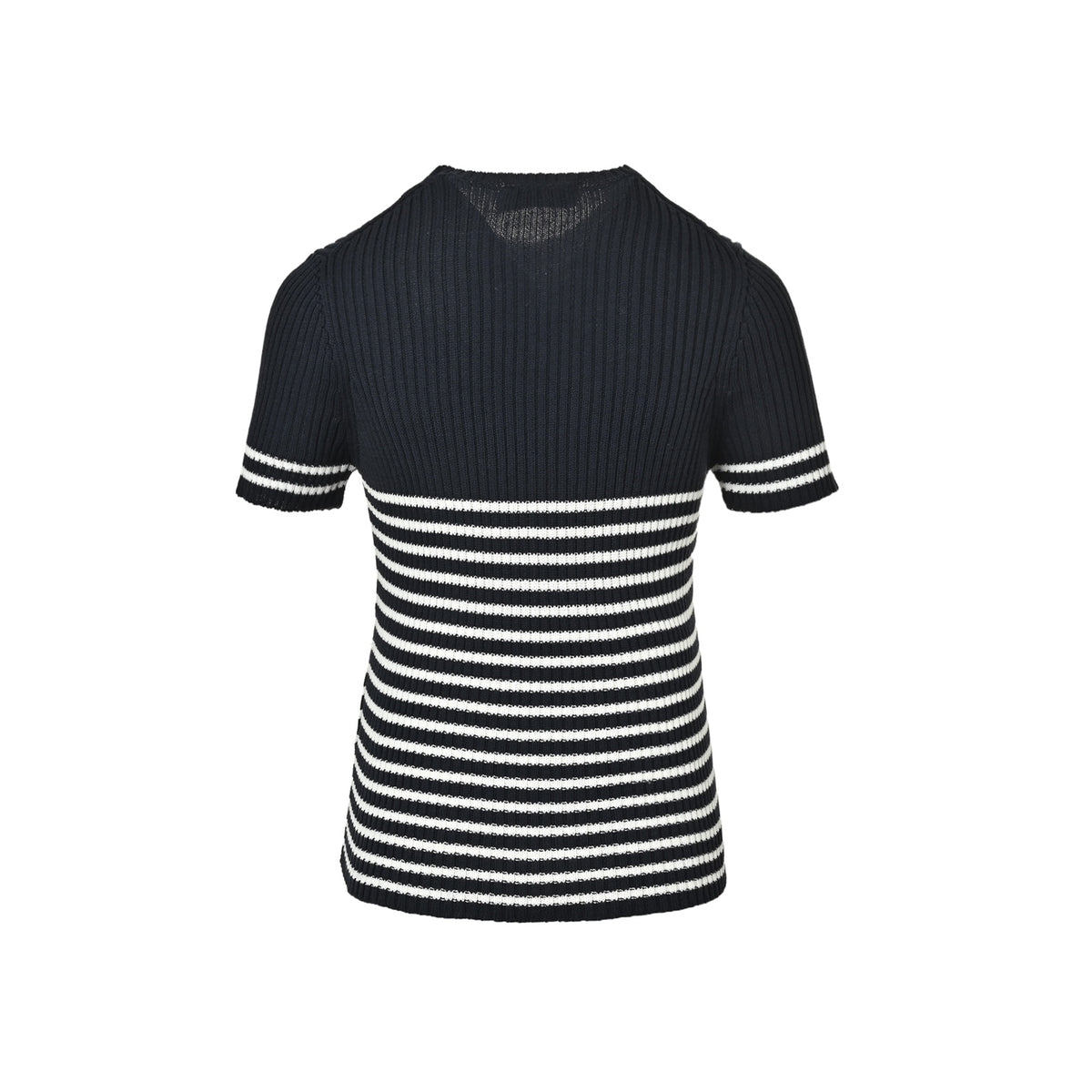 Dior striped lucky star knitted short sleeves