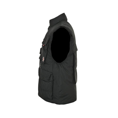 Moncler/Multi-pocket workwear down vest