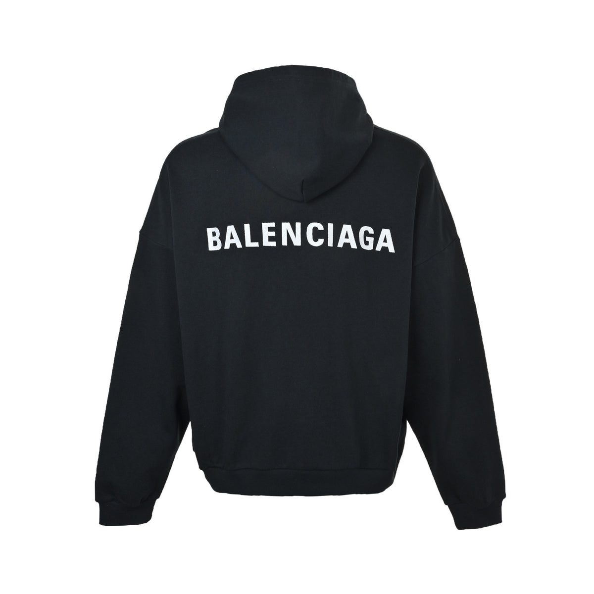 Balenciaga V-neck embroidered letter hooded sweatshirt