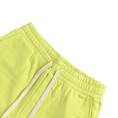 We11 Done silicone logo drawstring elastic shorts