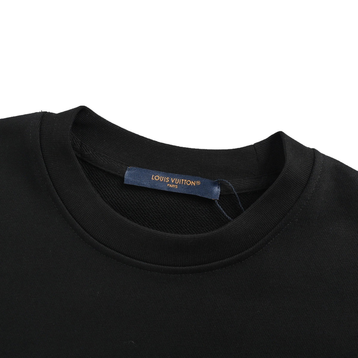 Louis Vuitton 25Fw three-dimensional logo print crew neck sweatshirt