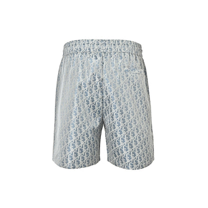 Dior 26ss all-over printed old flower jacquard shorts