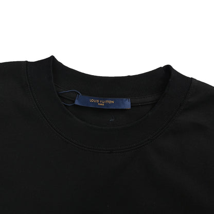Louis Vuitton 26ss three-flower embroidered short sleeves