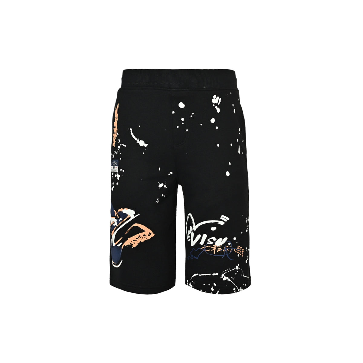 Evisu/Fukushen Splash Paint Seagull Spray Shorts