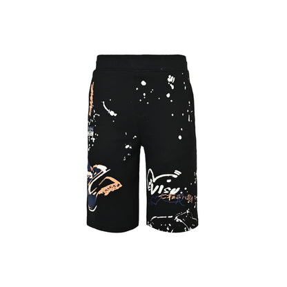 Evisu/Fukushen Splash Paint Seagull Spray Shorts
