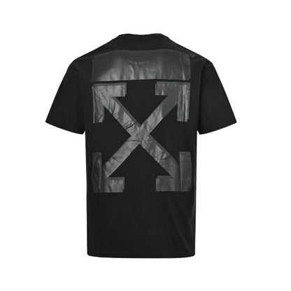 OFF WHITE CO VIRGIL 23ss overlapping vinyl arrow print short sleeves
