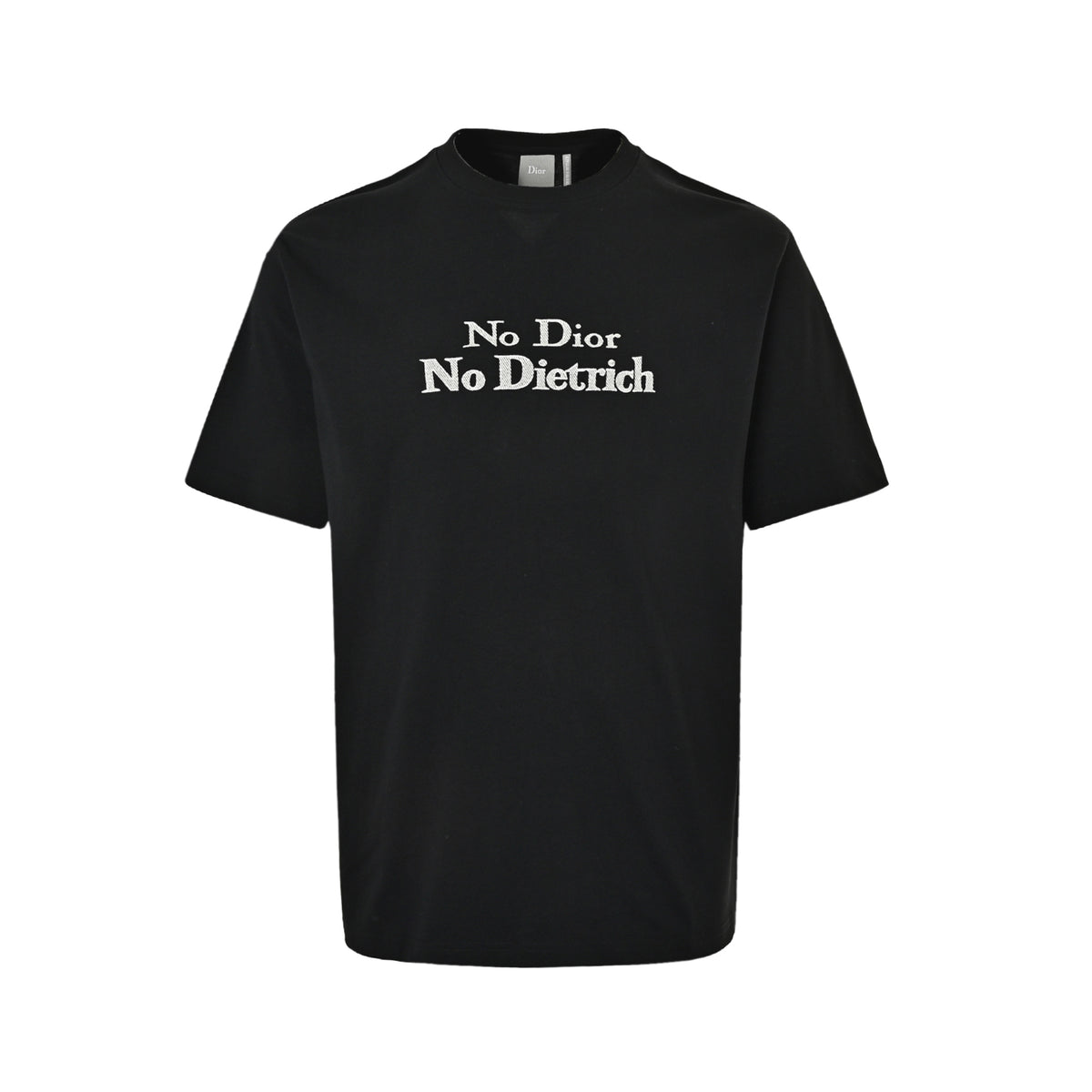 Dior 26ss letter logo embroidered short sleeves