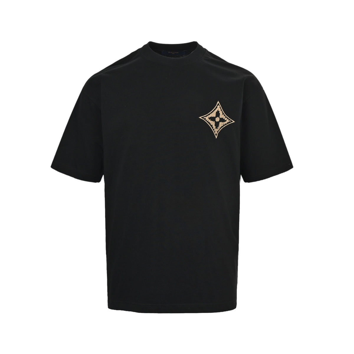 Louis Vuitton 26ss gold label woven embroidered presbyopia short sleeves