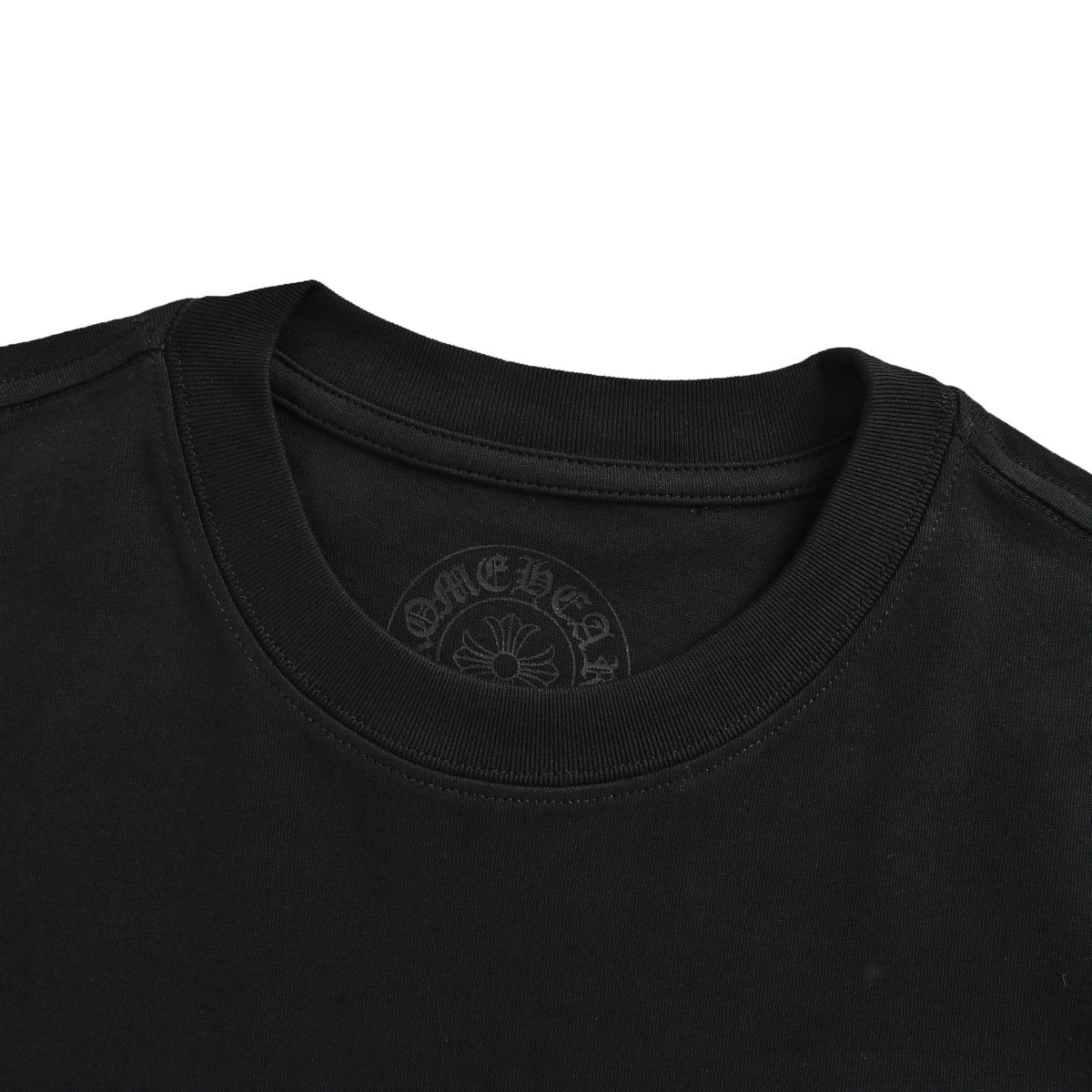 Chrome Hearts/Chrome Heart embroidered front and back round neck short sleeves