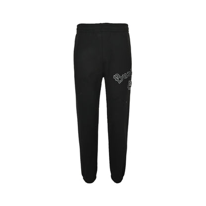 Burberry letter logo war horse embroidered trousers