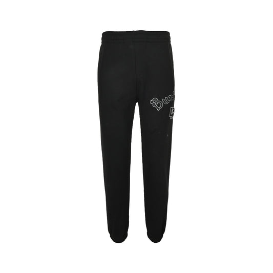 Burberry letter logo war horse embroidered trousers