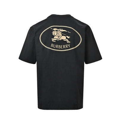 Burberry back circle war horse print short sleeves