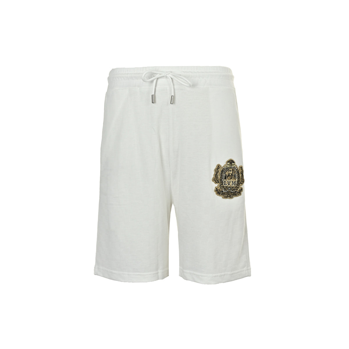 Louis Vuitton embroidered badge checkerboard shorts