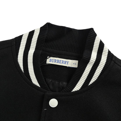 Burberry sketch embroidered war horse LOGO baseball jacket jacket