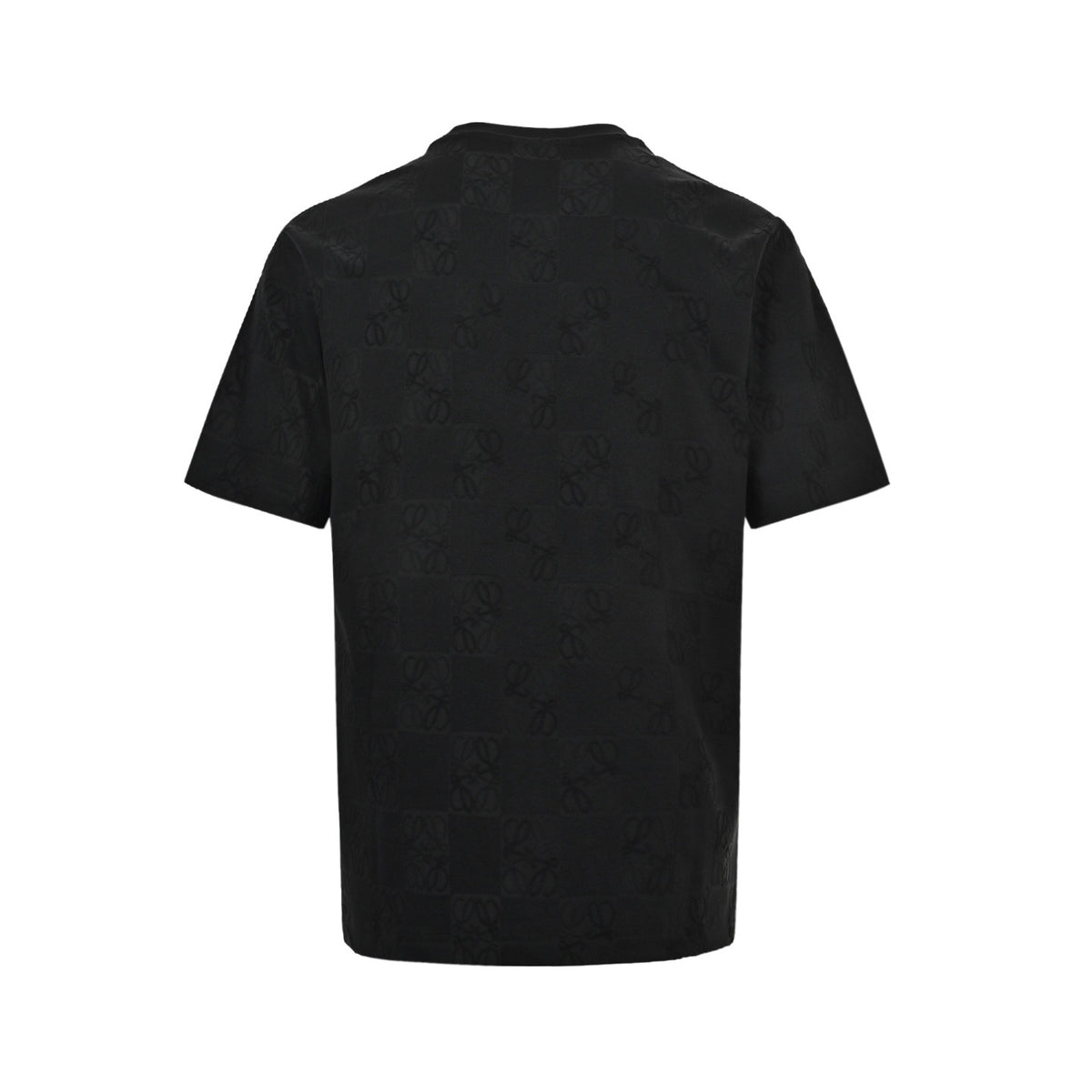 Loewe/Luo Yiwei full printed dark pattern old flower jacquard short sleeves